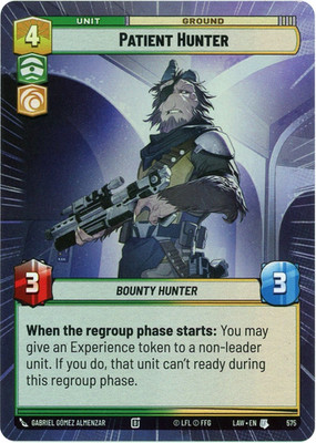 Patient Hunter (Hyperspace Foil) 575 - A Lawless Time LAW - Star Wars SWU NM/M