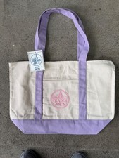 Trader Joe's 2026 Large Lavender Canvas Reusable Tote Bag