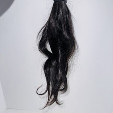 Human Hair 17 inch Dark Brown Wavy 112 Grams. Natural never died. Thick hair