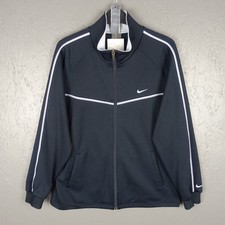 Women's Vintage Nike Dri-Fit Track Jacket Top Pockets Size S* (1176)