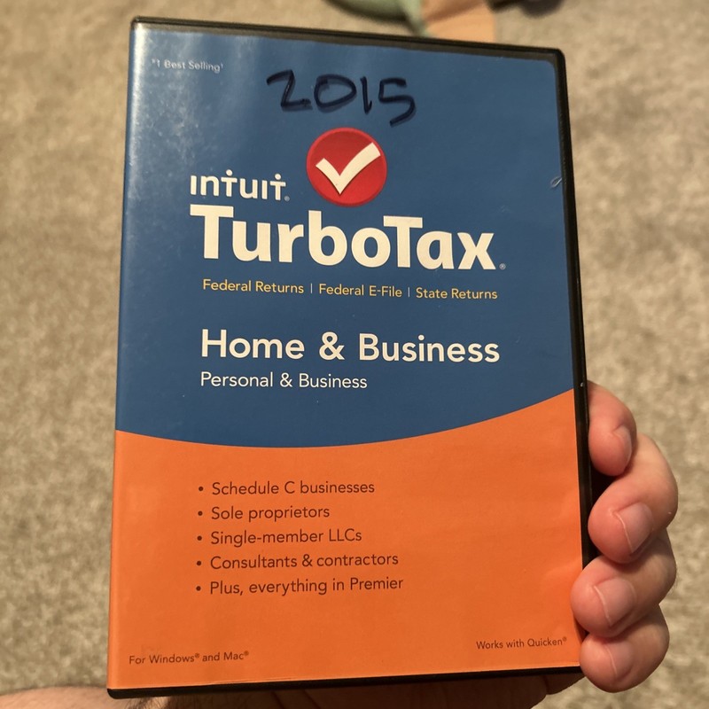 Turbo Tax Home & Business 2015