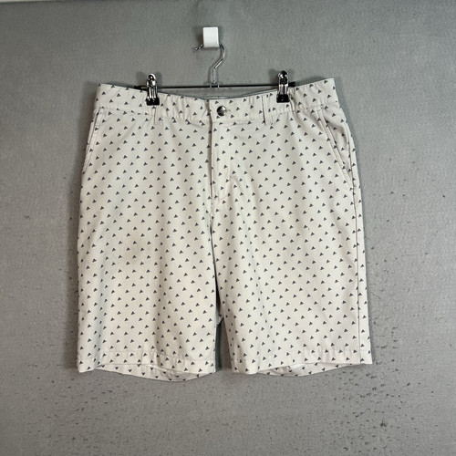 Adidas Golf All Over Print Shorts Erwachsene 34 weiß Performance Herren - Bild 1 von 13