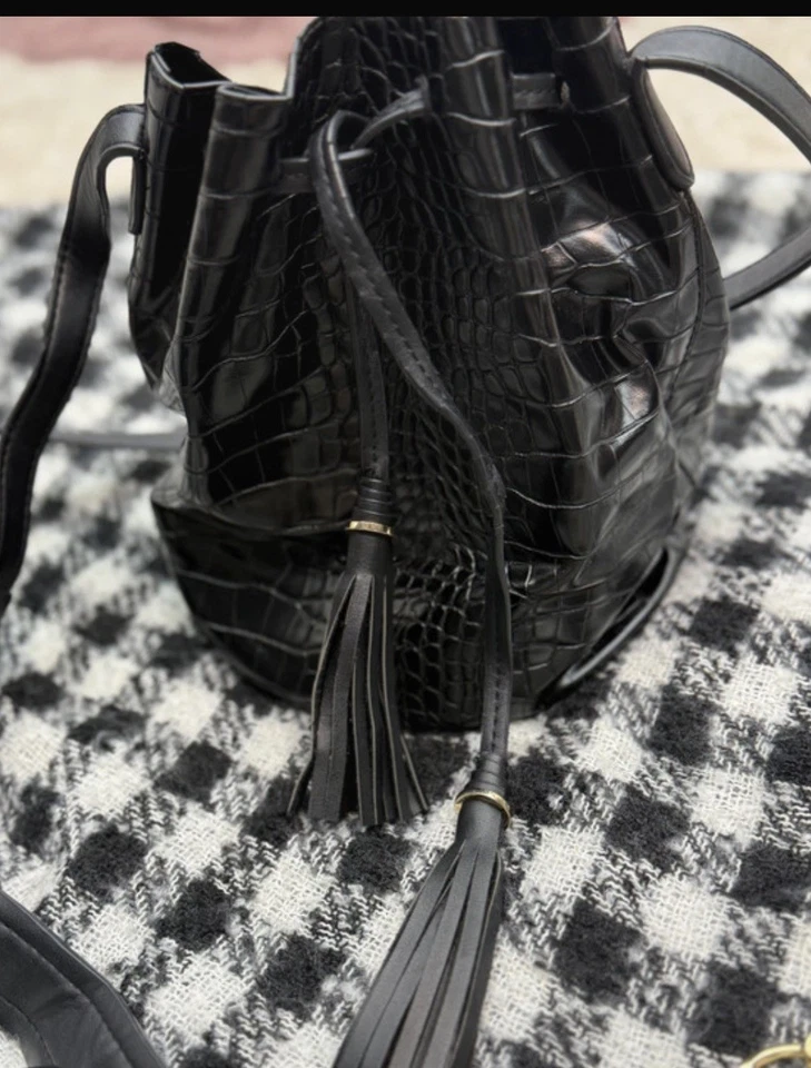 Damen Handtaschenset 3 teilig Schwarz elegant, Trendy - Bild 4 von 4