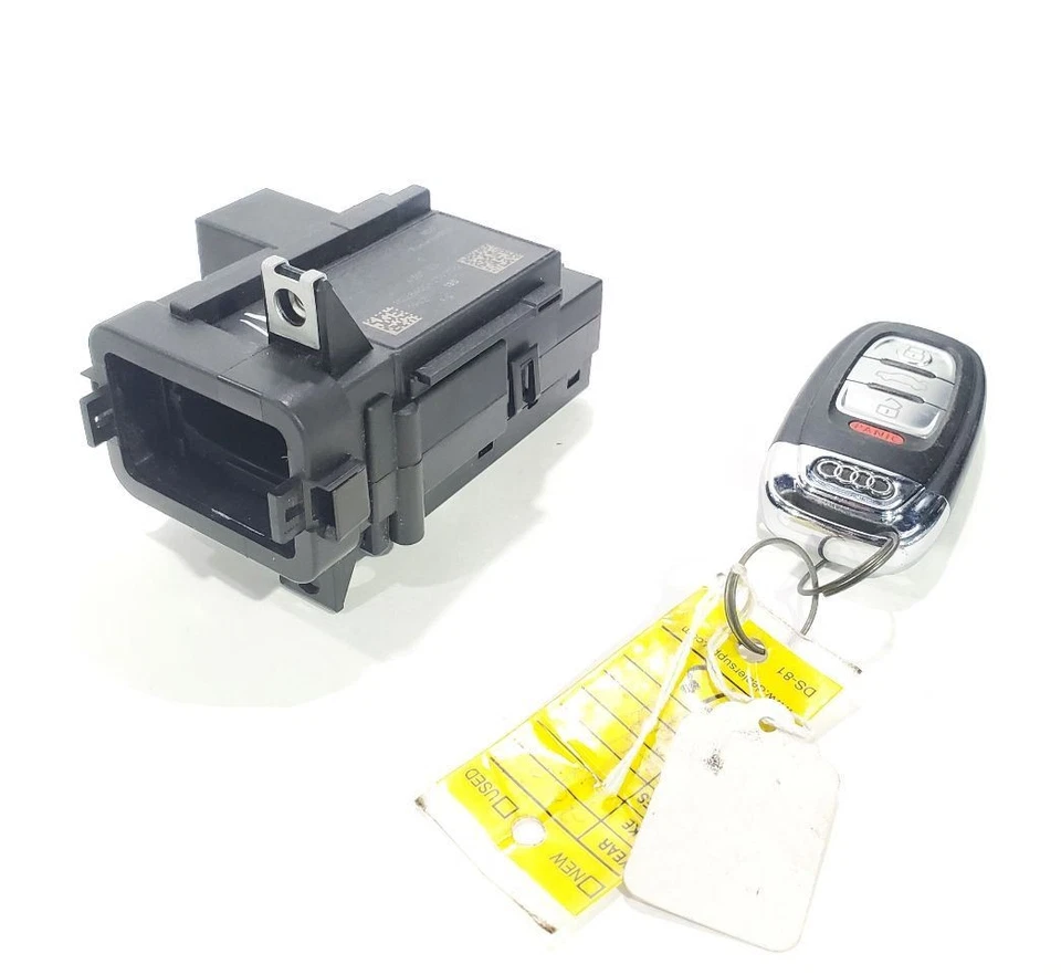 2013 14 15 2016 奥迪 A4 原始设备制造商点火开关钥匙带无钥匙开关组件 — 第 3/4 张图片