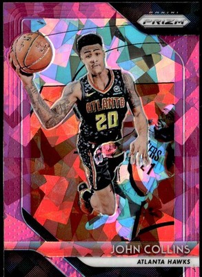 2018-19 Panini Prizm #48 John Collins Prizms Pink Ice E1
