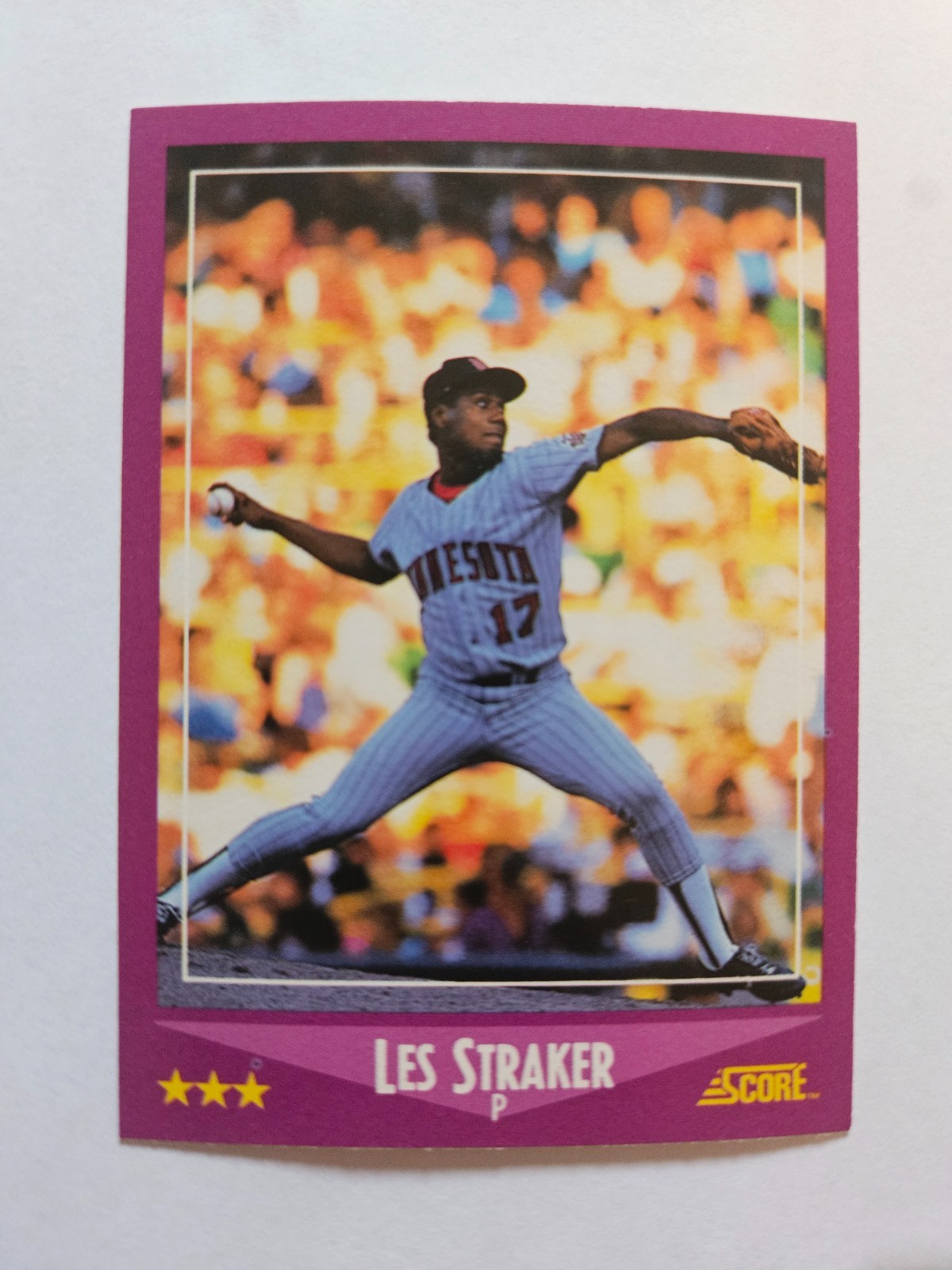1988 SCORE LES STRAKER #108 NM