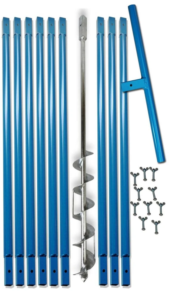 EIGENMARKE Juego de brocas de pozo galvanizado 80 90 110 mm en 2 - 4 - 6 - 8 o 10 m de profundidad de perforación - Br