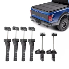 4Pcs Universal Replace Parts For Hard Soft Folding Tonneau Cover Rear Clamps