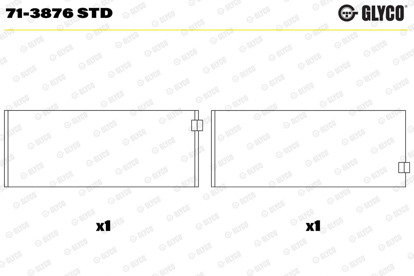 Mercedes-Benz Pleuellager Glyco 71-3876 STD 2.1-3.2CDI 1998-2019 - Image 5