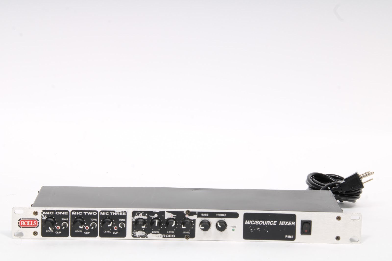 Rolls RM67 RM-67 Rack Mountable Microphone / Source Mixer Rackmount Pro Audio