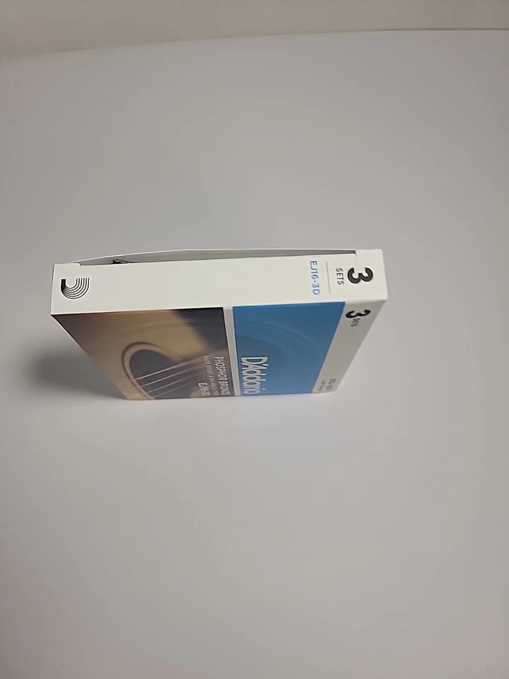 D'Addario Acoustic Guitar Strings*3 sets*EJ16-3D Phosphor Bronze Light .012-.053 - Image 3 of 4