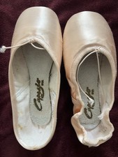 Capezio 117 Pointe Dance Shoe Sz 4 W Made Is USA