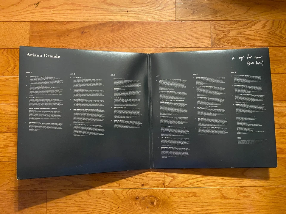 Ariana Grande - K Bye For Now 3-LP (SWT Live) 2021 Record Store Day RSD - Image 4 of 4