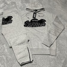 Trapstar Shooters Grey /Black  Tracksuit Set Size XL