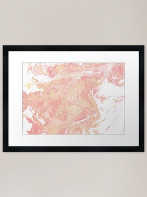 Marmor Textur Hintergrund Pastell CR Gerahmtes Wandbild Poster Leinwanddruck Bild