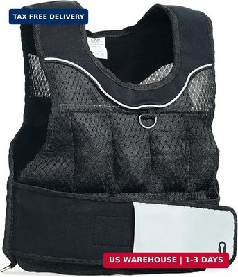 Adjustable Weighted Vest for Strength Training - 20 to 150 lbs Capacity