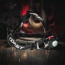 Coast HL7 Headlamp 500 Lumens LED Focusing Beam System Dual Power Black