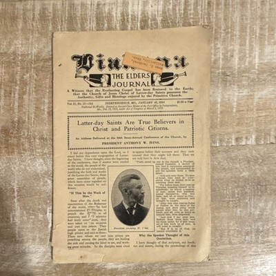 Liahona The Elders' Journal Jan 1924 Vol. 21 No. 3 Ivins McKay Baird