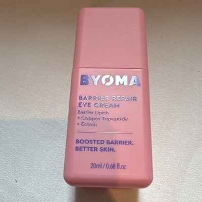 BYOMA Barrier Repair Eye Cream 20ml Copper Tripeptide Ectoin Hydrating