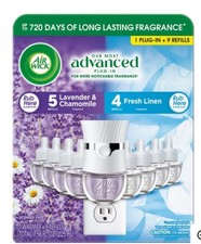 Airwick Scented Oils, 1 Plug-in + 9 Refills, Variety Pack, Assorted Scents