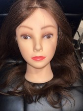 Cabeza Maniquí DEMIDES con Cabeza de Entrenamiento de Cabello Humano Muñecas