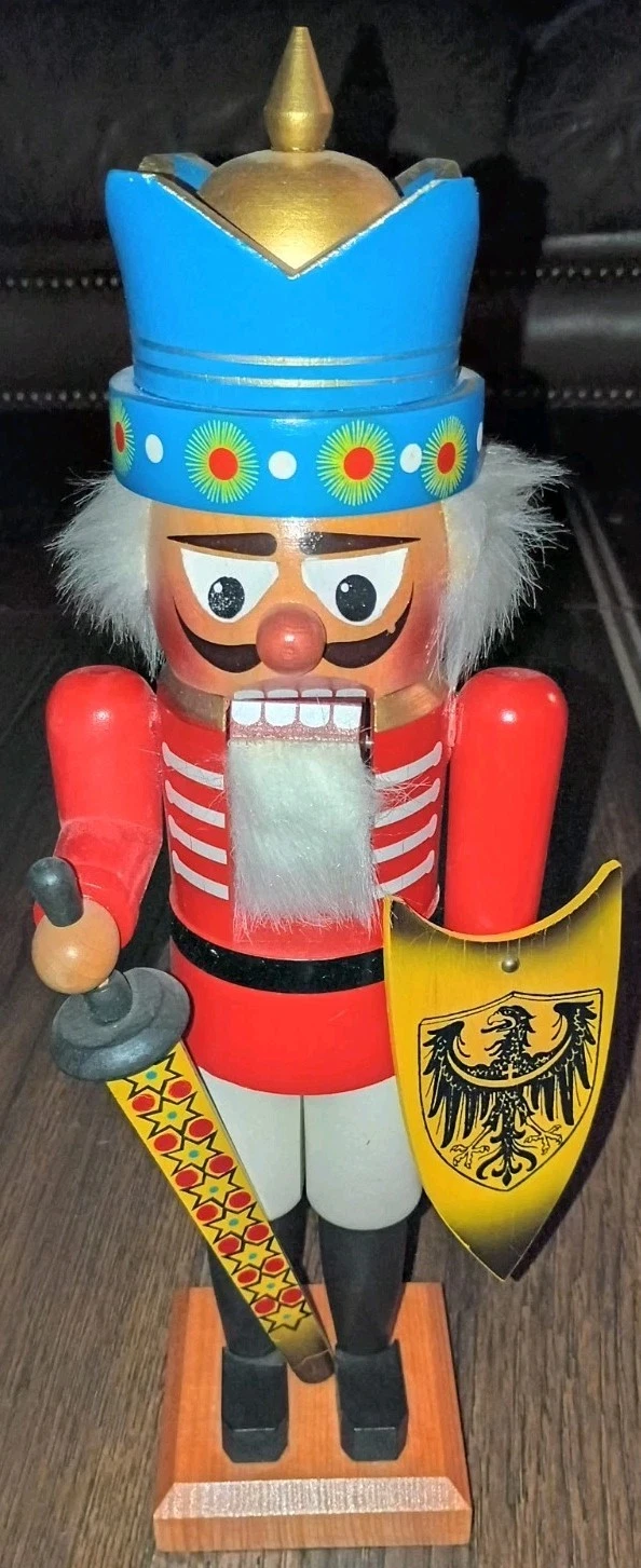 Vintage Steinbach Charlemagne Nutcracker 16" Germany W/Original Box