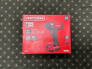 Craftsman V20 CMCF800C1 20V Li-Ion Impact Driver Kit 1/4" Hex, Battery & Charger