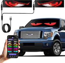 Devil Eyes LED Car Lights - Custom Scrolling Signs Animations 19"x5"