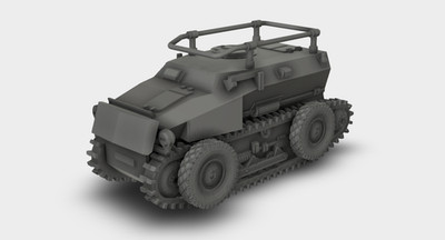 Sd.Kfz.254 (Saurer RR-7) Beobachtungskraftwagen Bausatz 3D Druck 1:87 -  1:24