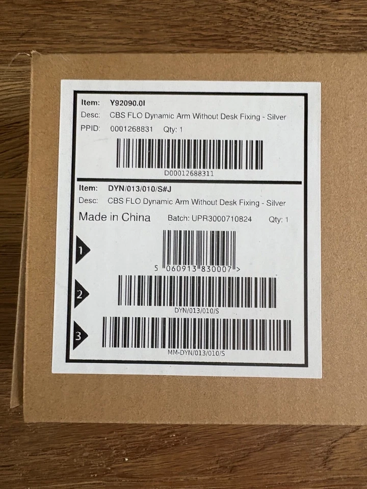 CBS Flo Herman Miller New Boxed Single VESA Monitor Arm Silver with Desk Clamp - Image 4 of 4