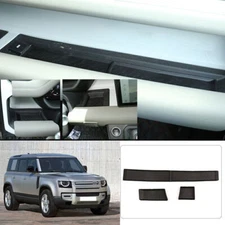 For Land Rover Defender 2020-2023 TPE Black Dash Storage Box Tray Anti-Skid Pad