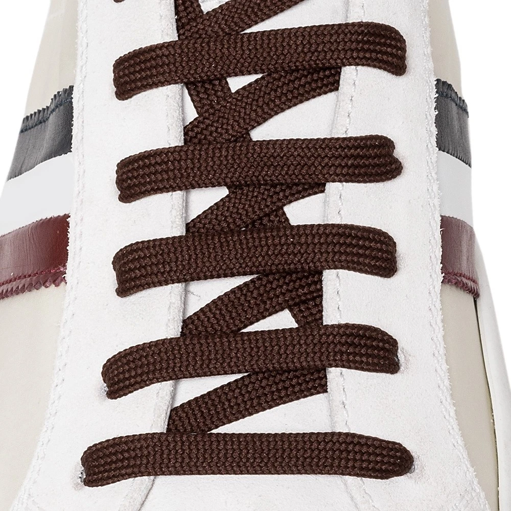 Lacci per Scarpe Sneakers Bergal 140cm Piatti Larghi Marrone