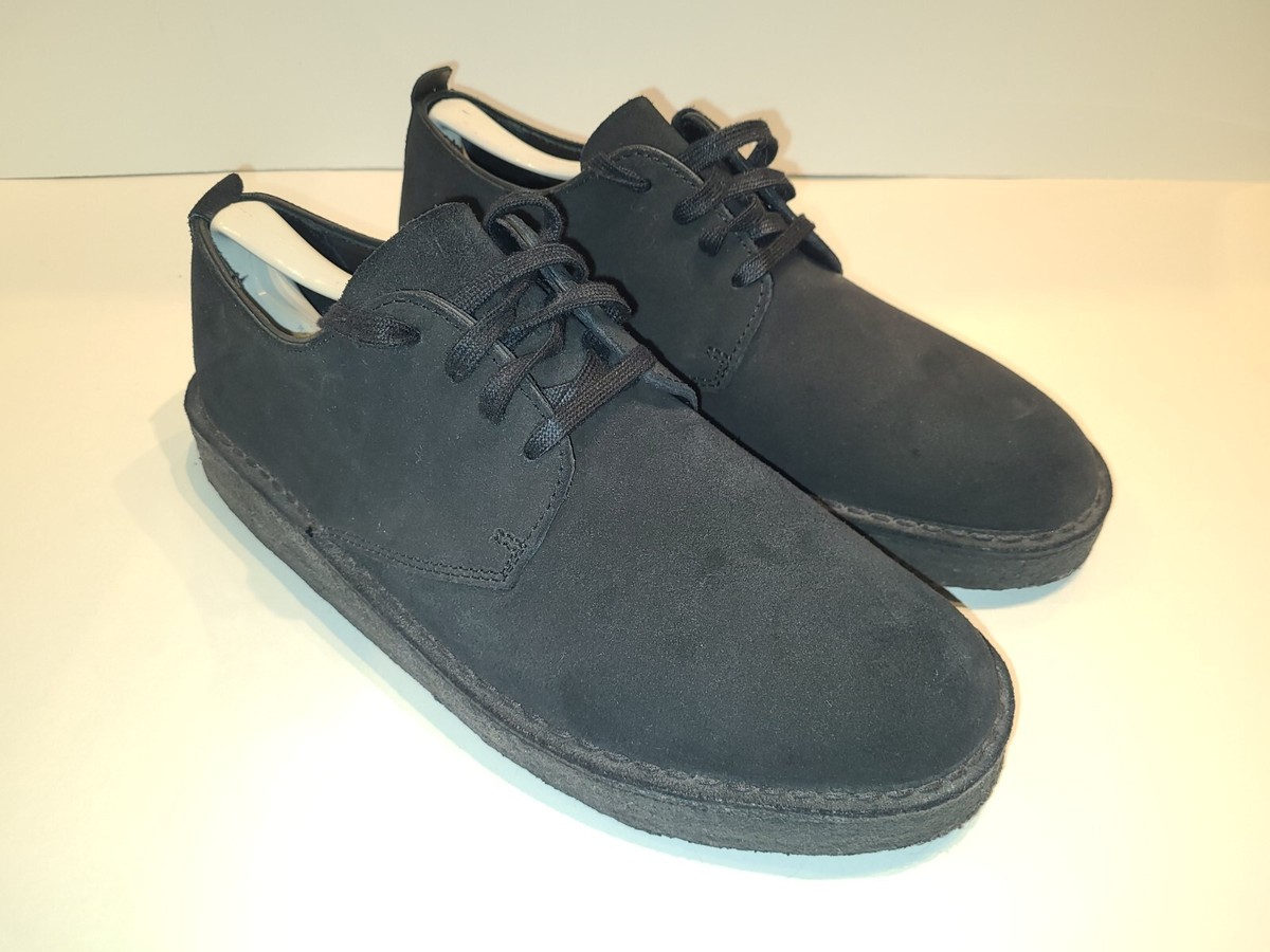 Clarks Originals Coal London Oxfords Mens 9.5 M Black Suede