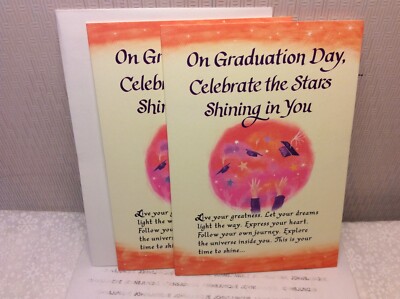 Mountain Grad Card GRADUATION BLUE MOUNTAIN ARTS GREETING CARDS New w/Envelope LOT 2 ...