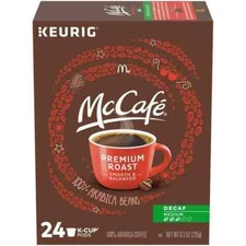 McCafe Decaf Premium Roast Coffee K-cup Pods - 24 Count