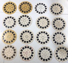 Lot Of 16 Viewmaster View Master Reels Travel Parks Hawaii Rockets Grand Canyon