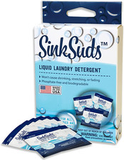 Sinksuds Laundry Detergent, Travel Size Liquid Soap, TSA Compliant, Safe for All