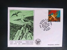 ENVELOPPE PREMIER JOUR TIMBRE PORT CROS N° 2005 OBLITÉRÉ HYÈRES 1978
