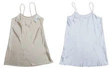 Flora Nikrooz Jaquard Dots Paige Collection Satin Chemise Women's Sleep Top NWT