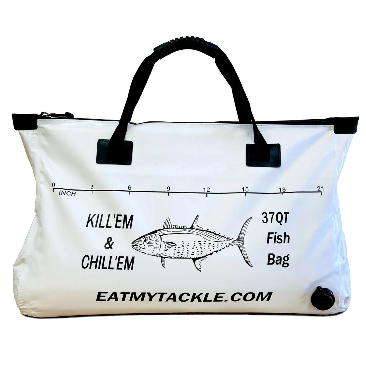 EatMyTackle Fish Cooler Bag: Insulated Leakproof Soft Collapsible Kill Bag