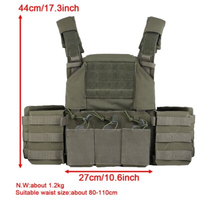 PEW TACTICAL VEST Thorax MOLLE Tubes Cummerbund w / Side Plate HSP