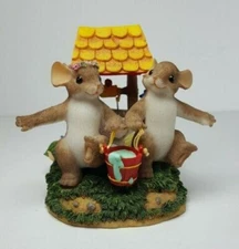 NIB Fitz and Floyd Charming Tails "A FETCHING COUPLE" Figurine 89/328