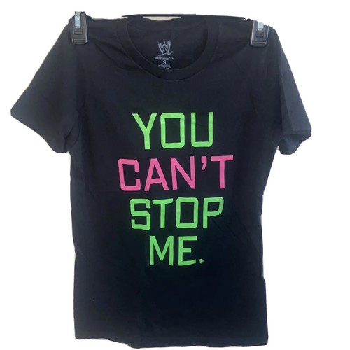 WWE Authentic John Cena You Cant Stop Me Even Stronger Womens Small T
