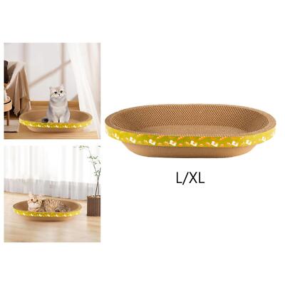 Katzenkratzer Pappen Lounge Bett Liege Sofa Möbel Schutz Oval Couch