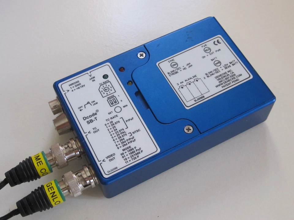 Denecke SB-T Time Code Generator Reader and Tri-Level Sync  Genlock 3D Stereo - Image 4 of 4