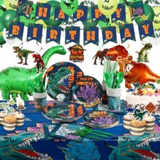 Dinosaur Birthday Party Supplies Kit For Boys, Dinosaur Party Decorations-20 ...