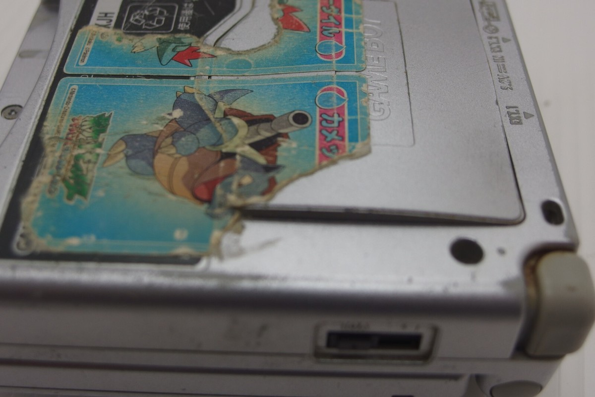 Game Boy Advance SP Silver Handheld As is official Nintendo Japan