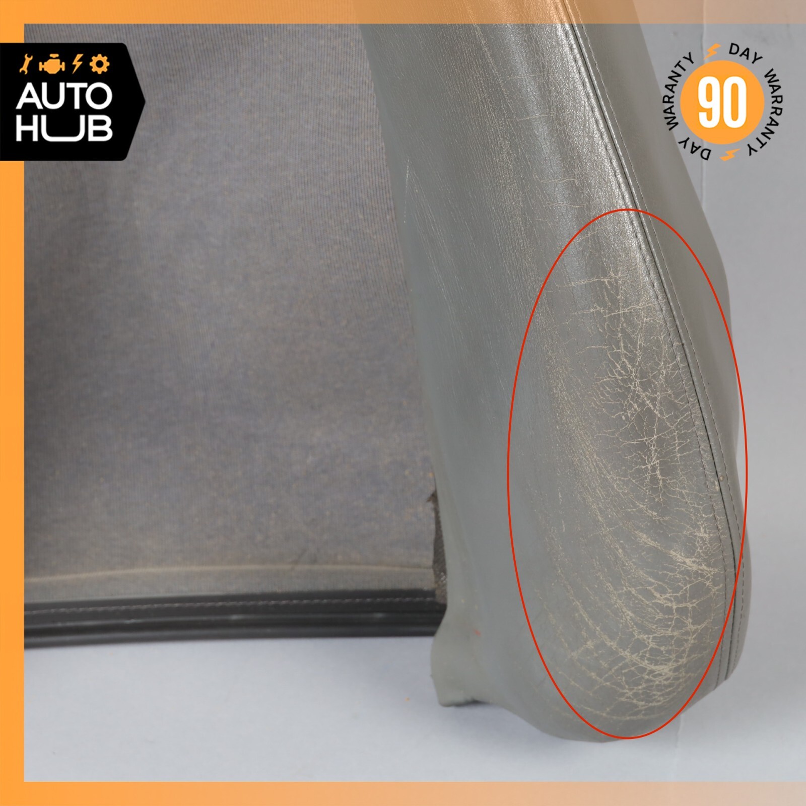 02-07 Maserati Spyder 4200 M138 Front Left Side Top Upper Seat Cushion OEM
