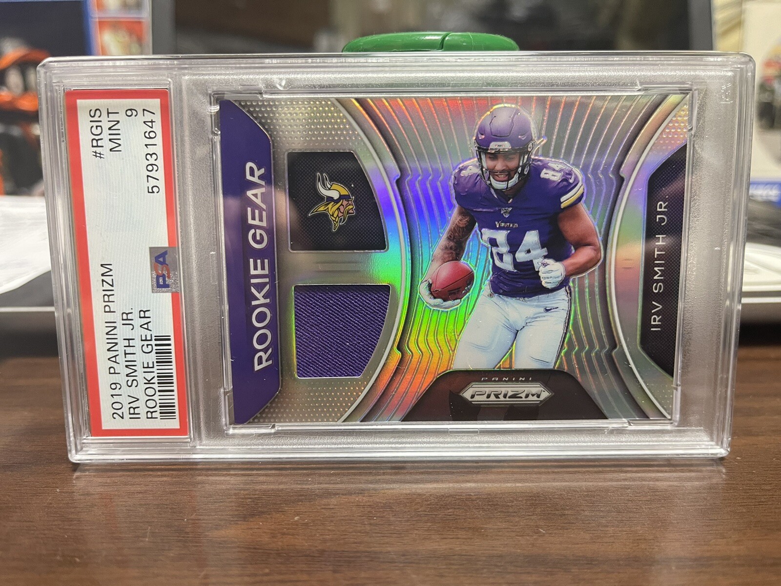 Irv Smith Jr. Panini Prizm Rookie Gear #RGIS Base
