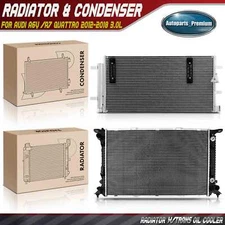 Radiator & AC Condenser Cooling Kit for Audi A6 /A7 Quattro 2012 2013-2018 3.0L